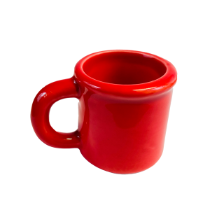 Sschnapsglas aus Keramik für lustige Partys, rot