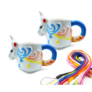 Schnapsglas aus Keramik Partys, Karneval, Fasching,...