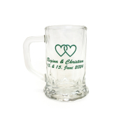 Schnapsglas mit Henkel 30820 bedruckt 4cl, veredelt, mit...