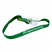 Kohlfahrt / Kohltour Schlüsselband für/mit Schnapsglas oder Krug und Bild