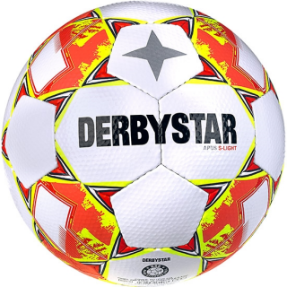 DERBYSTAR Apus S-Light v24 Gr.3+4+5 weiss gelb rot Jugendbälle