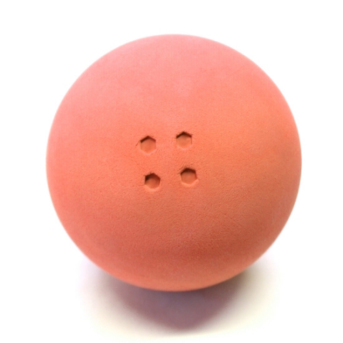 Boßelkugel gummi 10.5cm orange (Hobby) 2.Wahl