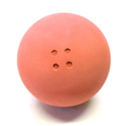 Boßelkugel gummi 10.5cm orange (Hobby)  2.Wahl