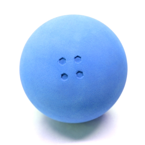 Boßelkugel gummi 10.5cm blau (Hobby) 2.Wahl