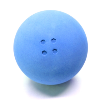 Boßelkugel gummi 10.5cm blau (Hobby)  2.Wahl