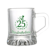 Schnapsglas mit Henkel 30776 bedruckt, veredelt, mit Logo...