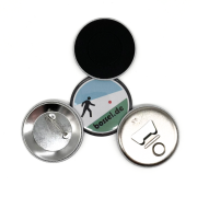 Button / Flaschenöffner mit eigenem Text/Bild