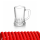 Schnapsglas 4cl zum Umhängen mit Henkel - Schnapsgläser, Shotgläser 30820 rot