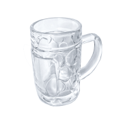 Schnapsglas Mini-Bierkrug mit Henkel 4cl zum Umhängen mit Band