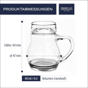 Kopie von Stölzle Oberglas Williams Pure zum Umhängen mit Kordel, 4cl