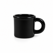 Keramikschnapsglas für lustige Partys, schwarz 2cl