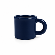 Keramikschnapsglas für lustige Partys, blau 2cl