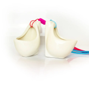 Keramikschnapsglas Toilette für Partys, Karneval, Fastnacht, Schnapskrug