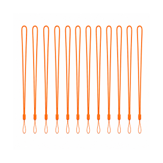 Band für Schnapsglas / Pinnchen mit Schlaufe 40cm Orange