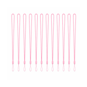 Band für Schnapsglas / Pinnchen mit Schlaufe 40cm Rosa
