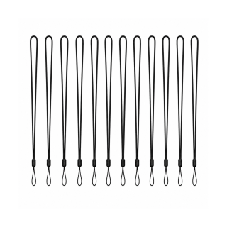 Band für Schnapsglas / Pinnchen mit Schlaufe 40cm Schwarz
