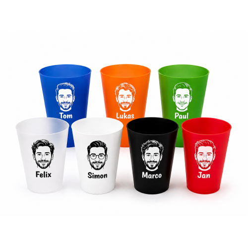 Becher mit Namen, Becher mit Foto, 0,98 €