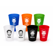 Partybecher 0,3l mit Name, Logo oder Gesicht individuell gestaltbar