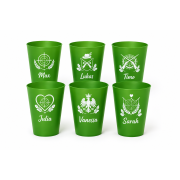 Schützenfest Partybecher mit Name, Logo oder Gesicht individuell gestaltbar
