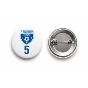 Buttons mit Logo und Nummer zur Gruppeneinteilung