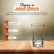 Schnapsglas 30835 graviert mit Logo / Text